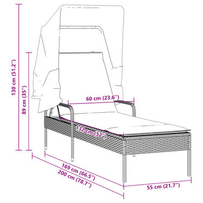 Product schematic with dimensions: overall length 200 cm, width 55 cm, height 130 cm; additional measurements of seat and backrest.