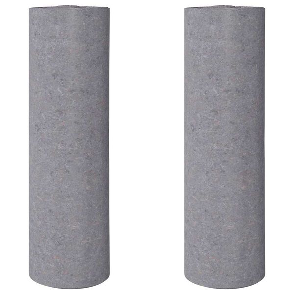 vidaXL Non-slip Painter Fleeces 2 pcs 164' 2.41 oz/ft&sup2; Grey