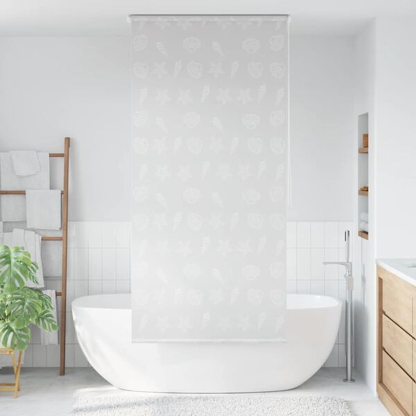 vidaXL Shower Roller Blind 39.4"x94.5" Sea Star