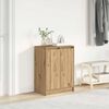 vidaXL Shoe Cabinet Artisan oak Engineered wood Standard Shoe Cabinet