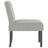 vidaXL Slipper Chair Light Grey