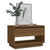 vidaXL TV Cabinet Brown Oak Engineered Wood TV Cabinet Rectangular