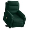 vidaXL Stand Up Massage Recliner Chair Dark Green