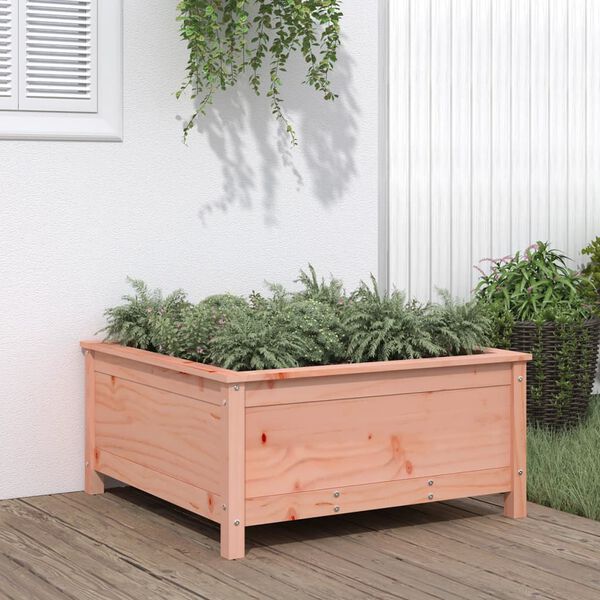 vidaXL Garden Planter Natural Wood Solid Douglas Wood Large Durable