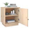 vidaXL Bedside Cabinet Set of 2 Pine Solid pinewood Standard