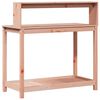 vidaXL Potting Table Natural Wood Solid Douglas Wood Medium