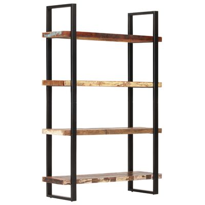 vidaXL 4-Tier Bookcase 47.2"x15.7"x70.9" Solid Reclaimed Wood