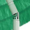 vidaXL Hawaii Beach Parasol Green Polyester 118.1 in diameter