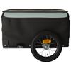 vidaXL Bike Trailer Black and Grey 66.1 lb Iron