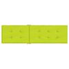 vidaXL Deck Chair Cushion Bright Green Oxford fabric (100% polyester)