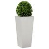vidaXL Garden Planter Silver Stainless Steel Durable Garden Planter