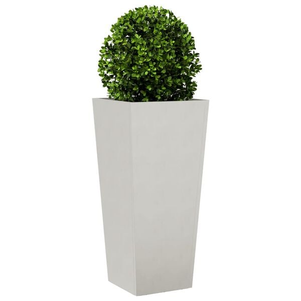 vidaXL Garden Planter Silver Stainless Steel Durable Garden Planter