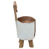 vidaXL Stool Brown Solid teak wood Standard Minimalistic Stool