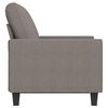 vidaXL 2-seater Sofa Taupe Fabric (100% polyester), metal, textilene