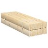 vidaXL Bed Slat Natural Pine Solid Pine Wood Twin Breathable Design
