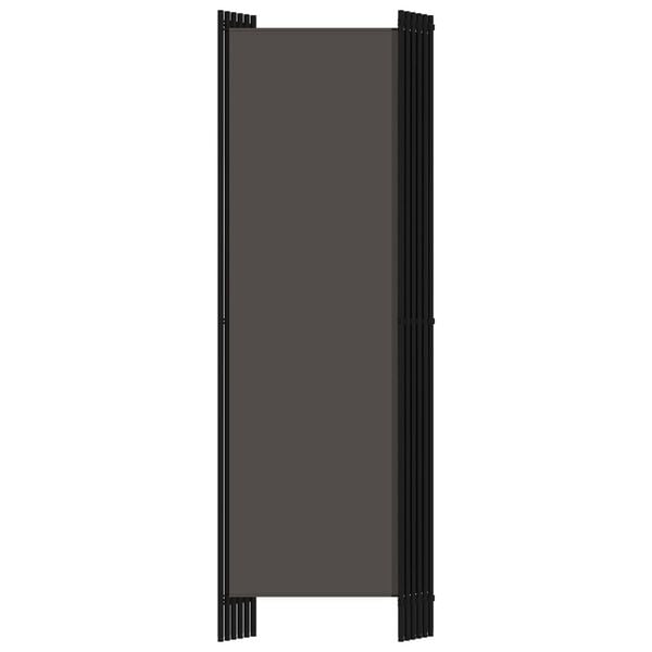vidaXL 6-Panel Room Divider Anthracite 118.1"x70.9"