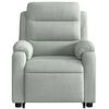 vidaXL Electric Stand Up Massage Recliner Chair Light grey
