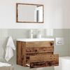 vidaXL Bathroom Furniture Set 2 pcs Old Wood 57 x 37 x 45 cm
