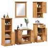 vidaXL Bathroom Furniture Set with Drawer with Shelf VIGO 5 pcs Brown