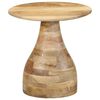 vidaXL Side Table Mango wood tones Solid mango wood Small Durable