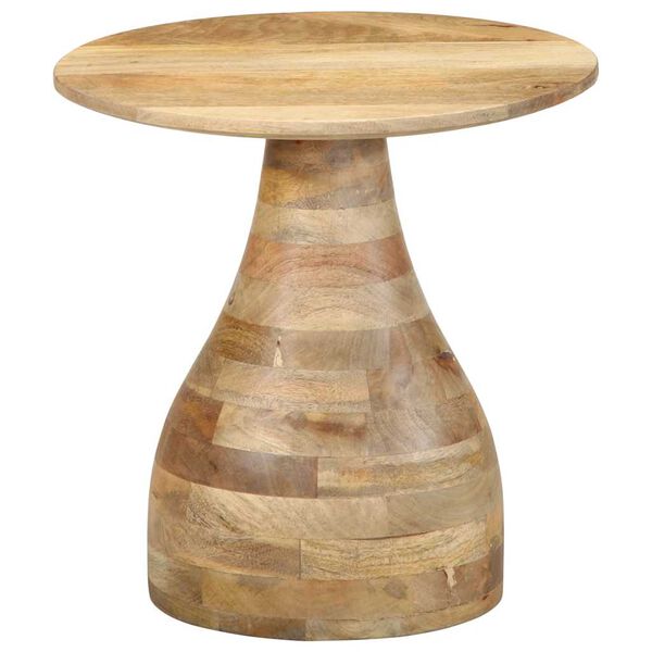 vidaXL Side Table Mango wood tones Solid mango wood Small Durable