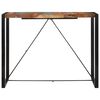 vidaXL Bar Table Multicolour Reclaimed wood, iron 55.1x27.6x43.3 in