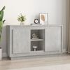 vidaXL Sideboard Concrete Gray Engineered Wood Medium Sideboard