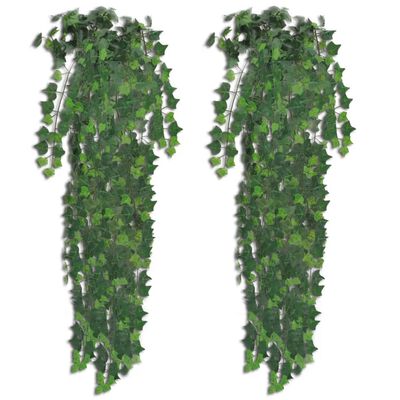vidaXL Artificial Ivy Bushes 4 pcs Green 35.4"
