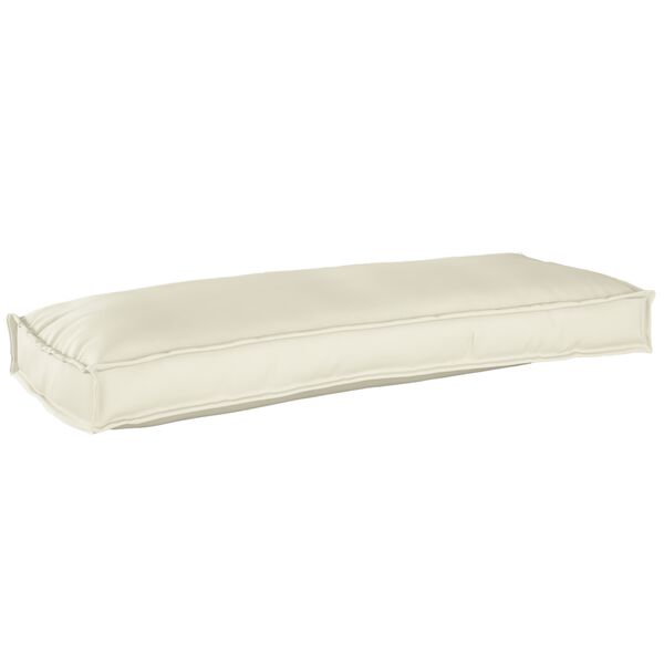 vidaXL Pallet Cushion Set 2 pcs Cream 100 x 40 x 8 cm Oxford Fabric