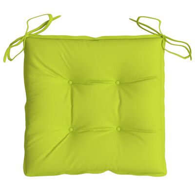 vidaXL Chair Cushions 6 pcs Bright Green 19.7"x19.7"x2.8" Oxford Fabric