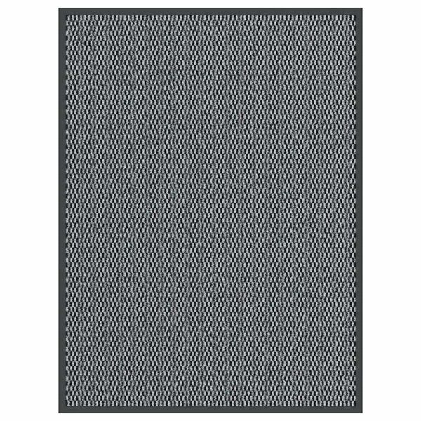 vidaXL Doormat Anthracite Polypropylene and PVC 35.4 x 47.2 in Non-slip