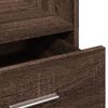 vidaXL Lectern Brown Oak Engineered Wood Standard Lectern Rectangular