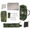 vidaXL Camping Tent Tunnel 4-Person Camouflage Waterproof