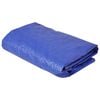 vidaXL Pool Cover Set of 2 Dark blue Polyethylene 21.3 ft diameter