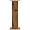 vidaXL Speaker Stands 2 pcs Old Wood 11.8x11.8x31.5" Engineered Wood