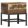 vidaXL Stool 13.8"x13.8"x15.7" Solid Reclaimed Wood