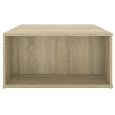 vidaXL Coffee Table Sonoma Oak 35.4"x26.4"x13" Engineered Wood