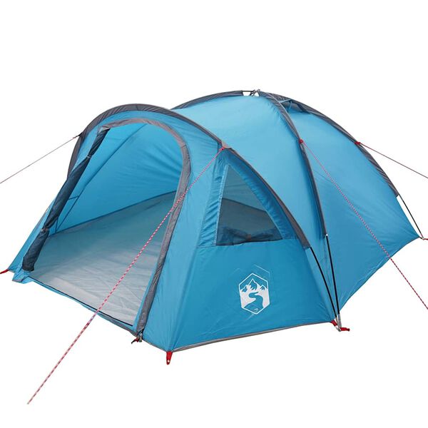 vidaXL Camping Tent with Roof Blue 308 x 268 x 130 cm Polyester