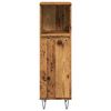 vidaXL Bathroom Cabinet Old wood Engineered wood, iron Tall