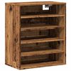 vidaXL Shoe Cabinet Old Wood Engineered Wood Medium Shoe Cabinet
