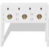 vidaXL Sideboard White Solid wood Standard Sideboard Rectangular