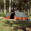 vidaXL Family Tent Dome 9-Person Orange Waterproof