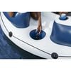 Bestway Floating Island Blue and White PVC Large Cup Holders