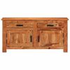 vidaXL Sideboard Brown 39.4" x 11.8" x 19.7" solid acacia wood