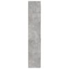 vidaXL Storage Cabinet Concrete grey Engineered wood Tall Modern