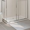 vidaXL Rectangular ABS Shower Base Tray White 27.6"x47.2"