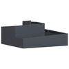 vidaXL Garden Planter Anthracite 39.37 x 39.37 x 19.69 in