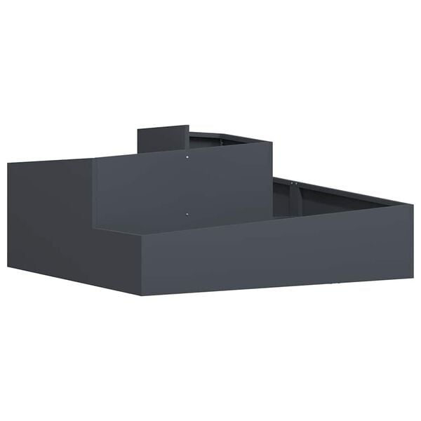 vidaXL Garden Planter Anthracite 39.37 x 39.37 x 19.69 in