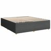 vidaXL Bed Frame Dark Gray