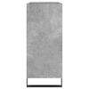 vidaXL Record Cabinet Concrete Grey Engineered Wood Medium